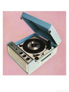Portable record player c1960s