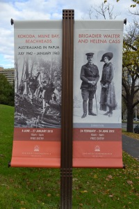 Two excellent exhibitions at Melbourne's Shrine of Remembrance in June 2012. Both had personal interest to us.