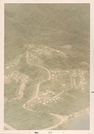 Alotau aerial with houses