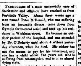 The Brisbane Courier, Friday 14 October 1870, page 2.