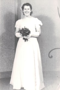 Aunty Olive's deb photo circa late 1930s.