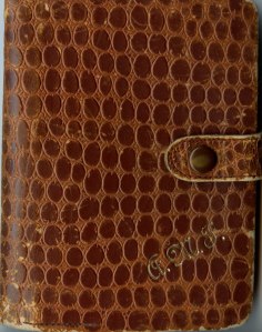 Aunty Mary's diary became her address book. What's interesting about it is that includes a list of saint's days in the front.