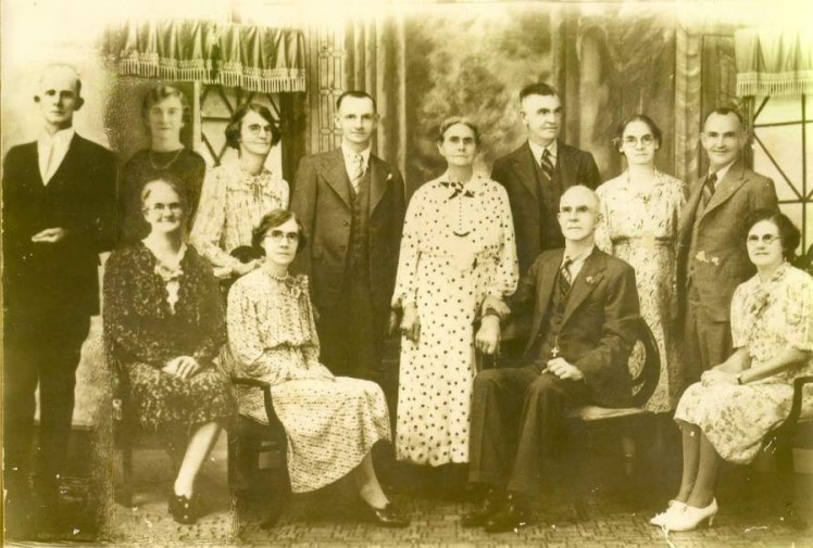 My McSherry great-grandparents and some of their children, kindly provided to me by a cousin.