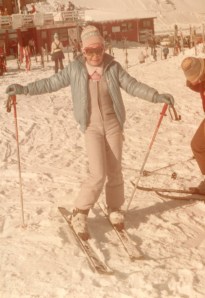 Always keen for a pose...just like her daughter is now. 