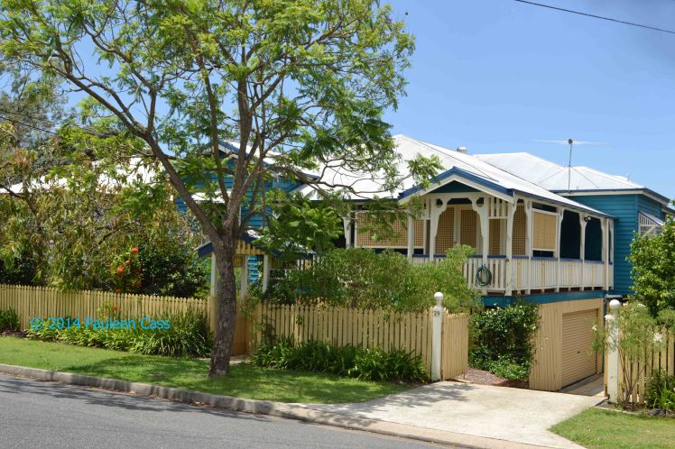 Although not in a very hilly street, the home my grandparents lived in is a good example of the Queenslander style of house.