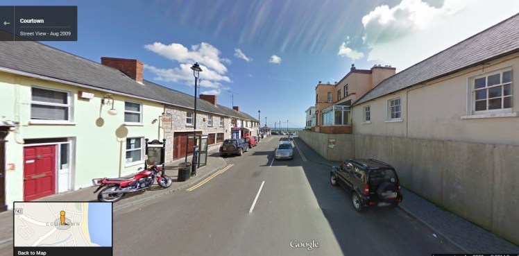 Courtown on Google Earth.