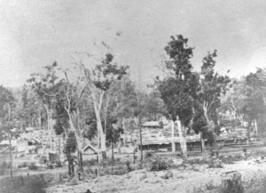 One of Fountain's Camps, possibly at Murphys Creek.