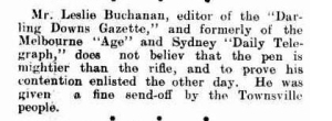 PERSONAL. (1916, February 10). Freeman's Journal (Sydney, NSW : 1850 - 1932), p. 15. http://nla.gov.au/nla.news-article115305390