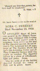 funeral card nora sweeney2