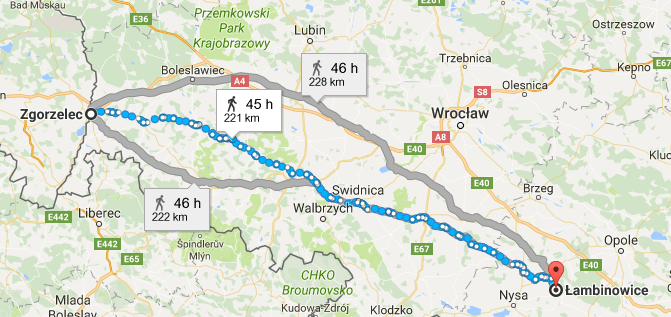 Gorlitz to Poland Lambinowice