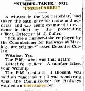 Numbertaker Railway Daily Mercury 8 May 1935 p8