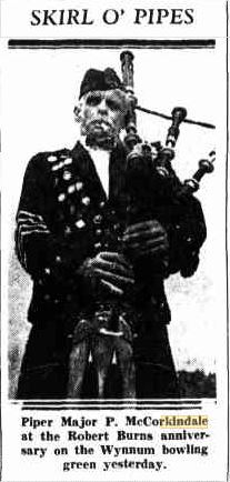 McCORKINDALE Peter Jan 1937 Sunday Mail