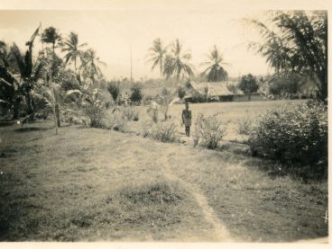 28 Cass backyard Popondetta bet 1952 and 1956