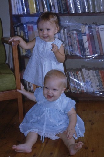 Louisa and Leah McNeice on Louisas 1st bday 1972 Nth Goroka