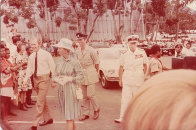 Queens Visit GKA Anne Hubby and Mountbatten