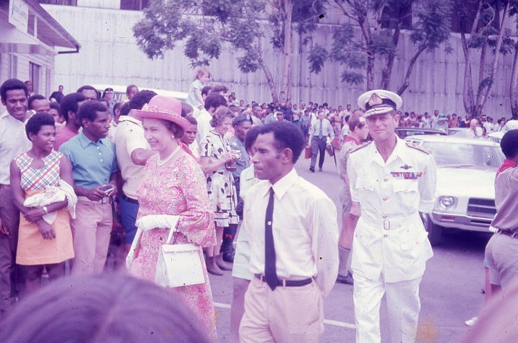 Queens visit Goroka 1974