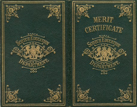 grandmas school cert