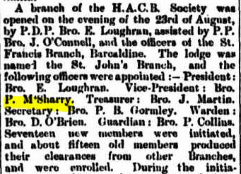 McSherry HACBS 1892 Longreach