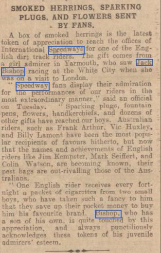 BISHOP Hull Daily Mail 22 August 1928 p3