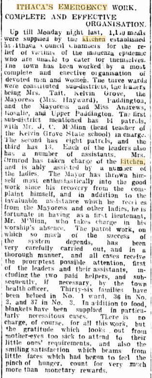 Ithaca emergency work