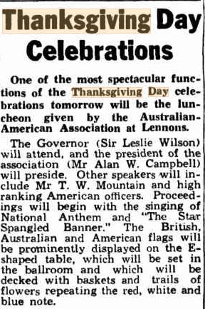 Telegraph 25 Nov 1942 p5 Thanksgiving